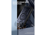 SUPCASE Unicorn Beetle PRO MAG Rugged Case for iPhone 15 Pro Max, Shock-Absorbing, Dark Blue (SPH23MX67MGPSMN)