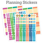 2025-2026 Global Printed Products Deluxe Tree Seasons 8.5" x 11" Academic Weekly & Monthly Teacher Planner, Plastic Cover