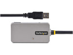StarTech 4-Port USB 3.0 Extender Hub, Silver/Black (U01043-USB-EXTENDER)