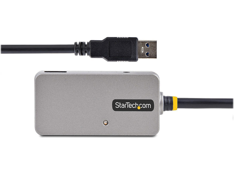 StarTech 4-Port USB 3.0 Extender Hub, Silver/Black (U01043-USB-EXTENDER)