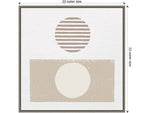 Amanti Art Reflection II Neutral, Canvas, 22" x 22" (A42675515244)