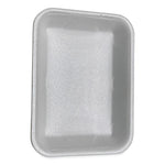 GEN Meat Trays, #4P, 9.5 x 7.19 x 1.2, White, 500/Carton