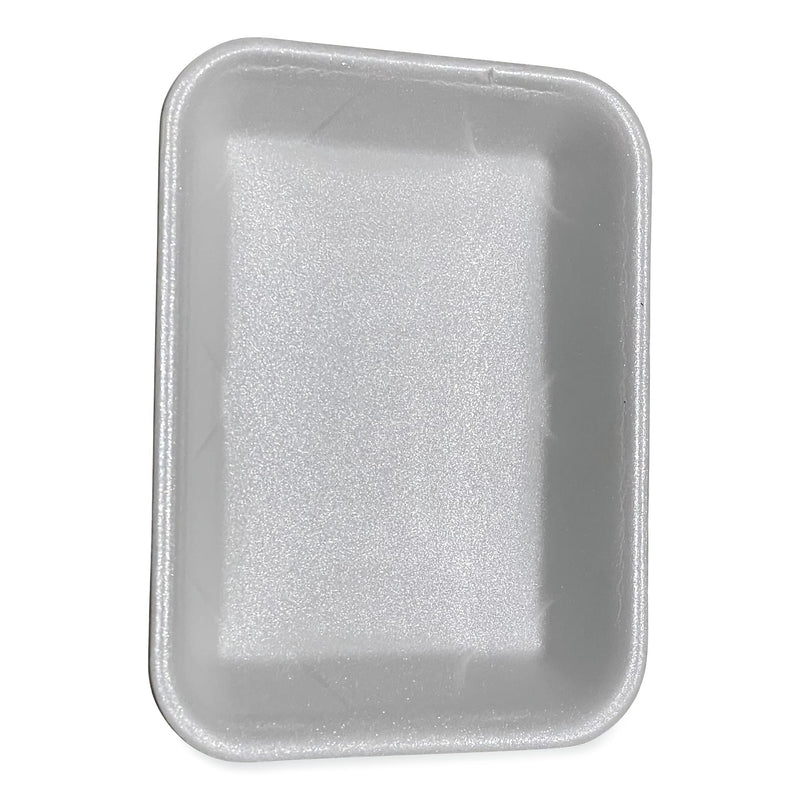 GEN Meat Trays, #4P, 9.5 x 7.19 x 1.2, White, 500/Carton