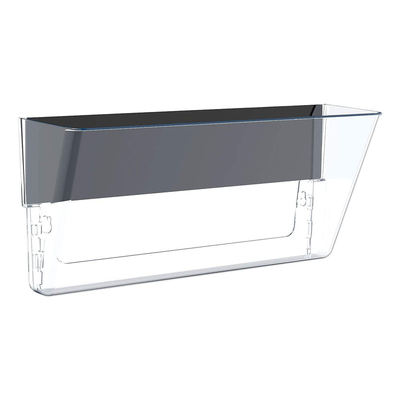Storex Magnetic Plastic Mountable Wall File, Letter/Legal Size, Clear (STX70325U06C)