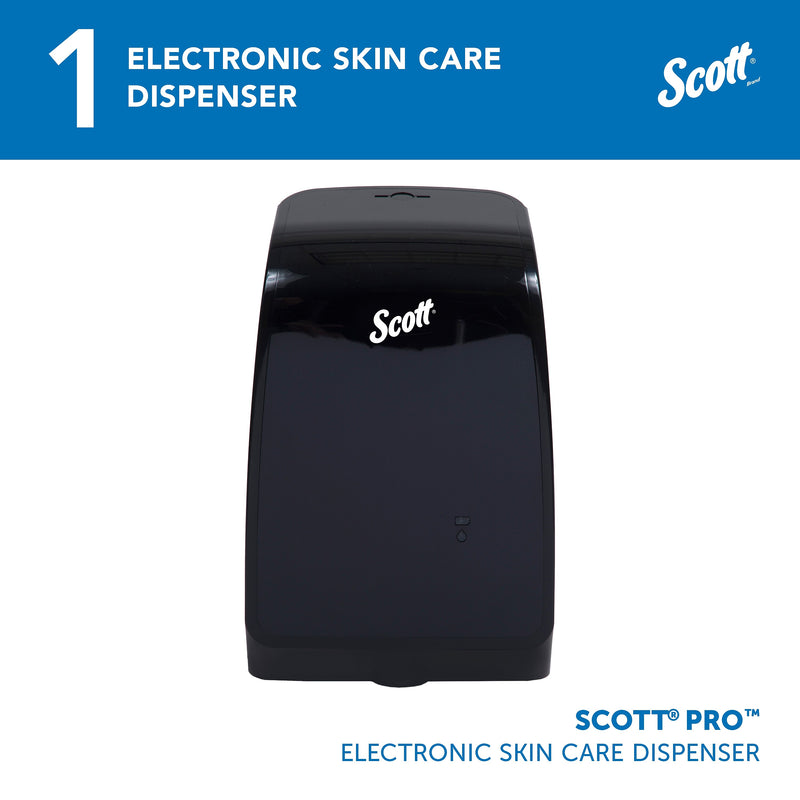 Scott Pro Automatic Wall Mounted Hand Soap/Hand Sanitizer Dispenser, Black (32504)