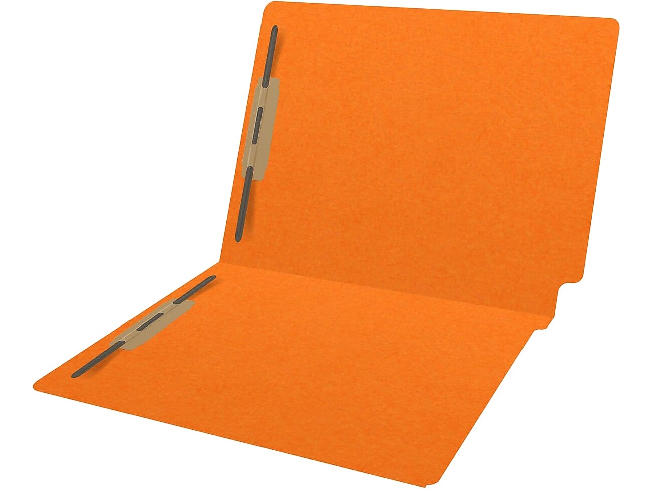 Medical Arts Press Heavy-Duty End Tab File Folder, Straight Cut, Letter-Size, Orange, 40/Box (S-09459-ORG)