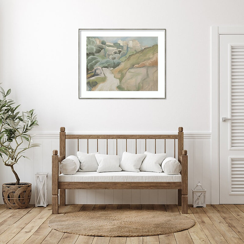 Amanti Art Afternoon Forest Hike by Urban Road Wood Framed Wall Art Print, 41" x 33" (A42677390667)