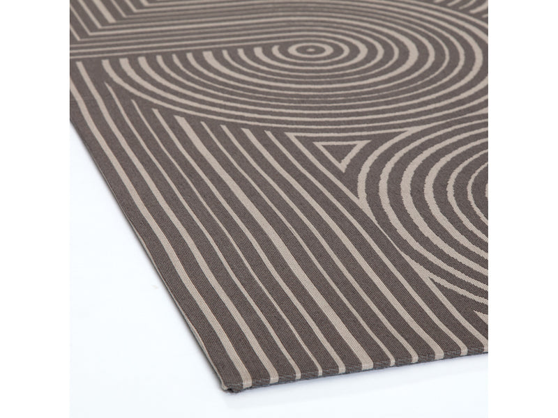 Anji Mountain Rug'd Brixey Carpet & Hard Floor Chair Mat, 36" x 48", Beige/Gray (AMB9037)
