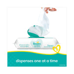 Pampers Sensitive Baby Wipes, 1-Ply, 6.8 x 7, Unscented, White, 56/Pack, 8 Packs/Carton (PGC87076)
