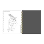 Planning Calendar KV Midnight Garden PP 5x8 RY26 Wkly/Mthly Safety Wirebound -