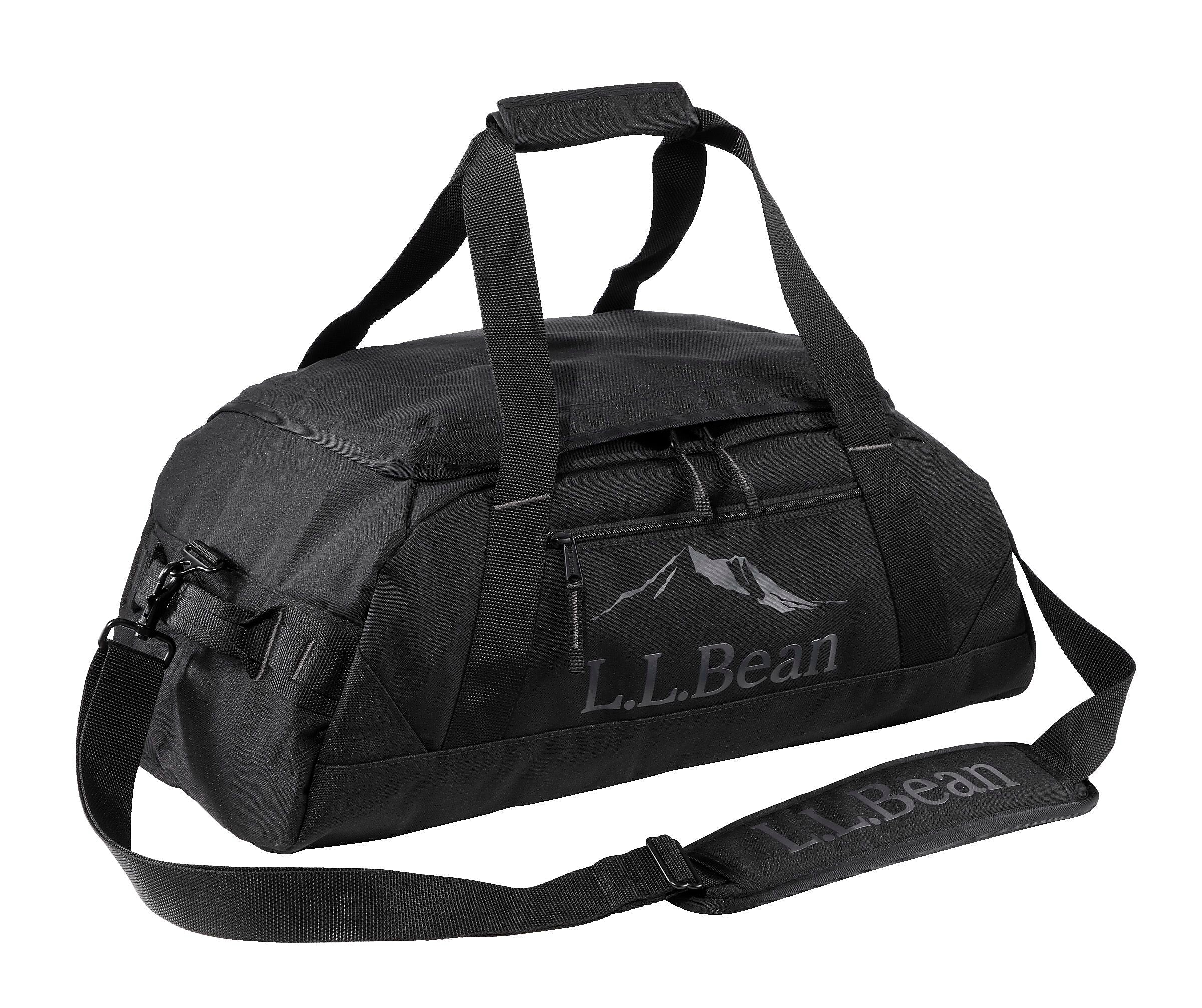 L.L.Bean Adventure 22" Polyester Carry-On Travel Duffel, Black (1000209489)