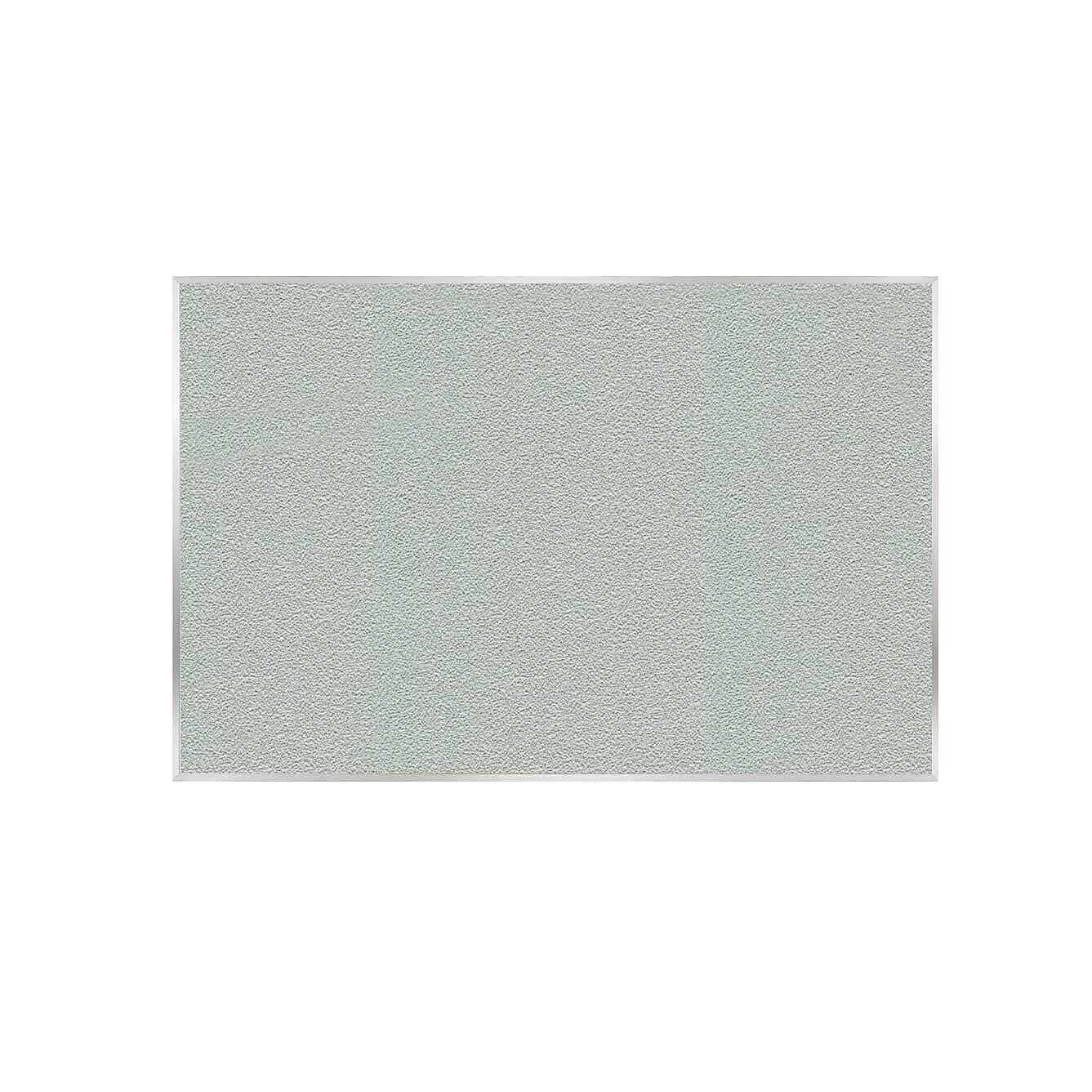 Ghent Vinyl Bulletin Board, Satin Aluminum Frame, 4' x 7'-4", Silver (AV47-193)
