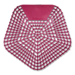 Boardwalk Anti-Splash Urinal Screen, Apple Cinnamon Scent, Red, 10/Box (WCBX-P-010I010I-01-AAS80-)