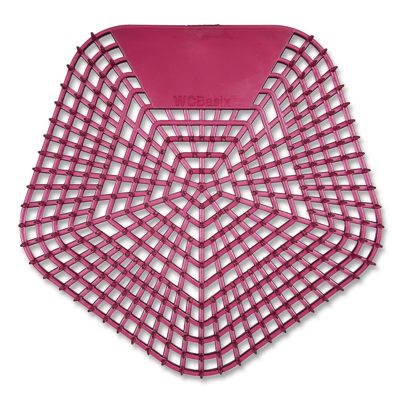 Boardwalk Anti-Splash Urinal Screen, Apple Cinnamon Scent, Red, 10/Box (WCBX-P-010I010I-01-AAS80-)