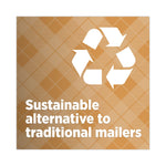 Scotch Curbside Recyclable Padded Mailer, #6, Bubble Cushion, Self-Adhesive Closure, 13.75 x 20, Natural Kraft, 50/Carton