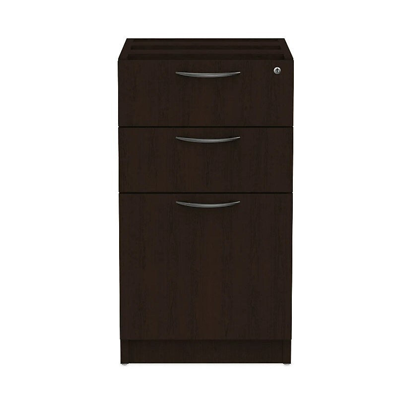 Alera Valencia Box Full Pedestal, 15 5/8" x 20 1/2" x 28 1/2", Espresso