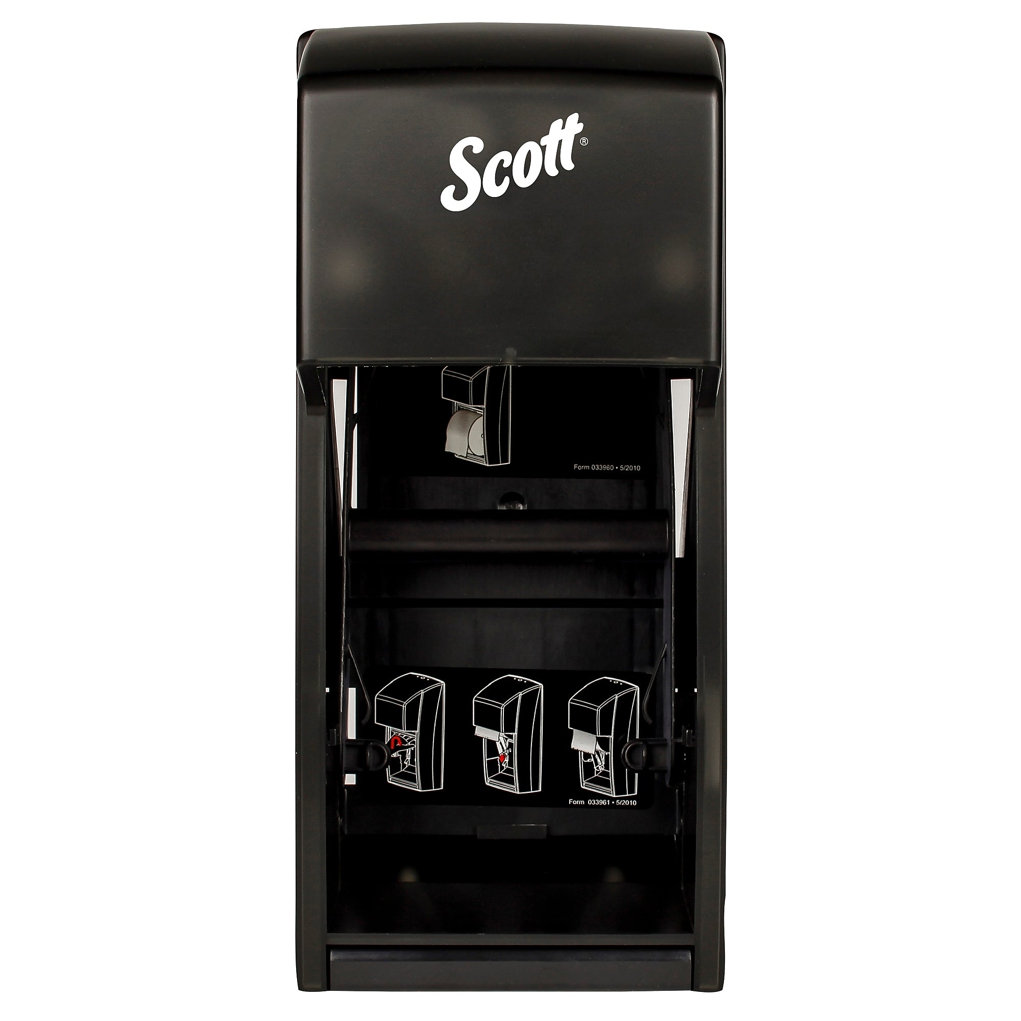 Scott Essential Toilet Paper Dispenser, Black (09021)