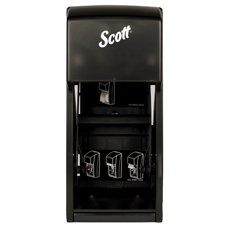 Scott Essential Toilet Paper Dispenser, Black (09021)