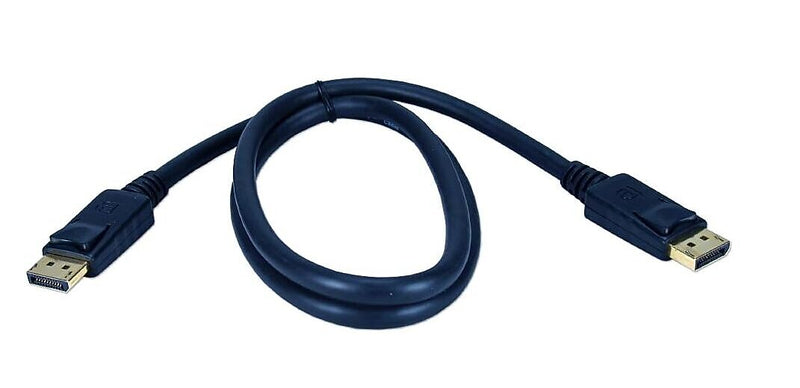 QVS 6' Display Port to Display Port Audio/Video Cable, Male to Male (DP-06)