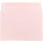 JAM Paper A9 Booklet Envelope 5 3/4" x 8 3/4", Baby Pink, 100/Pack (155698d)