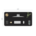 FlexiSpot EG9 48"W Electric Adjustable Glass Top Standing Desk, Black (EG9B-E)