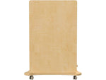 Flash Furniture Bright Beginnings Mobile Storage Cart, 36.25"H x 26.75"W x 26.75"D, Brown (MK-ME06639-GG)