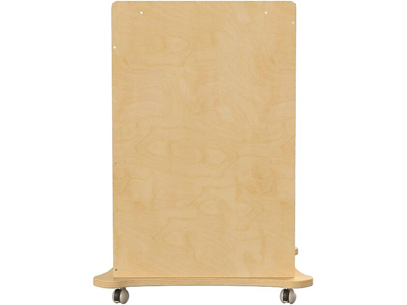Flash Furniture Bright Beginnings Mobile Storage Cart, 36.25"H x 26.75"W x 26.75"D, Brown (MK-ME06639-GG)