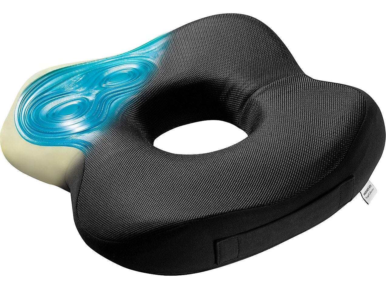 Mount-It! Ergo Collection Memory Foam Ergonomic Seat Cushion, Black (MI-1104)