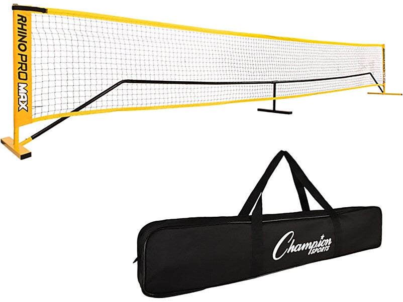 Champion Sports RHINO Port-A-Net System, Yellow/Black (PA18SET)