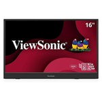 ViewSonic 15.6" 60Hz LED Monitor, Black (VA1653)