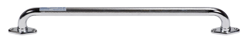 Dynarex Rotating Flange Knurled Grab Bar, 32", Chrome (10315)