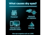 Visine Dry Eye Relief Lubricant Eye Drops, 15mL, 2/Box (49374)