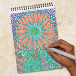 Lifelines FlowArt: Dot-By-Letter Botanicals Coloring Book, 20 Pages (165005)