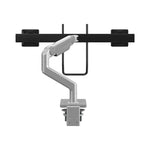 Humanscale Adjustable Dual Arms, Up to 28" Monitor, Silver (M82HBS)