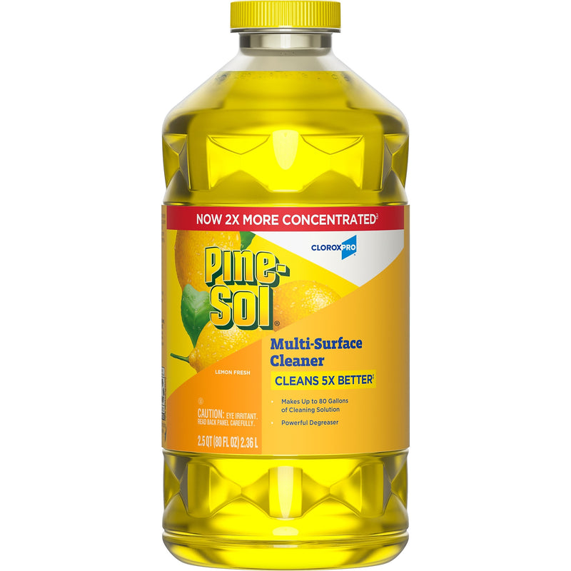 Pine-Sol Multi-Surface Cleaner/Degreaser, Lemon Fresh Scent, 80 Fl. Oz. (60607)