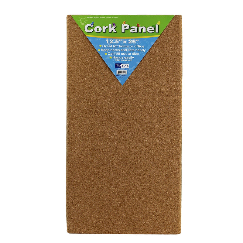 Flipside Cork Panel, 2' x 1', 5/Carton (37012)