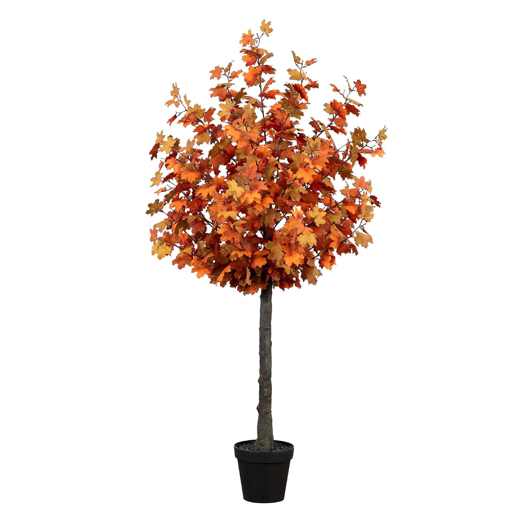 Nearly Natural 6' Autumn Lush Maple Artificial Fall Tree (T4833)