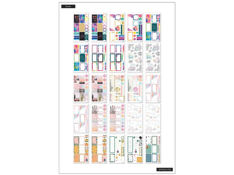 The Happy Planner All the Essentials Mega Value Pack Stickers, Assorted Colors, 2172/Pack (SP1H100-005)