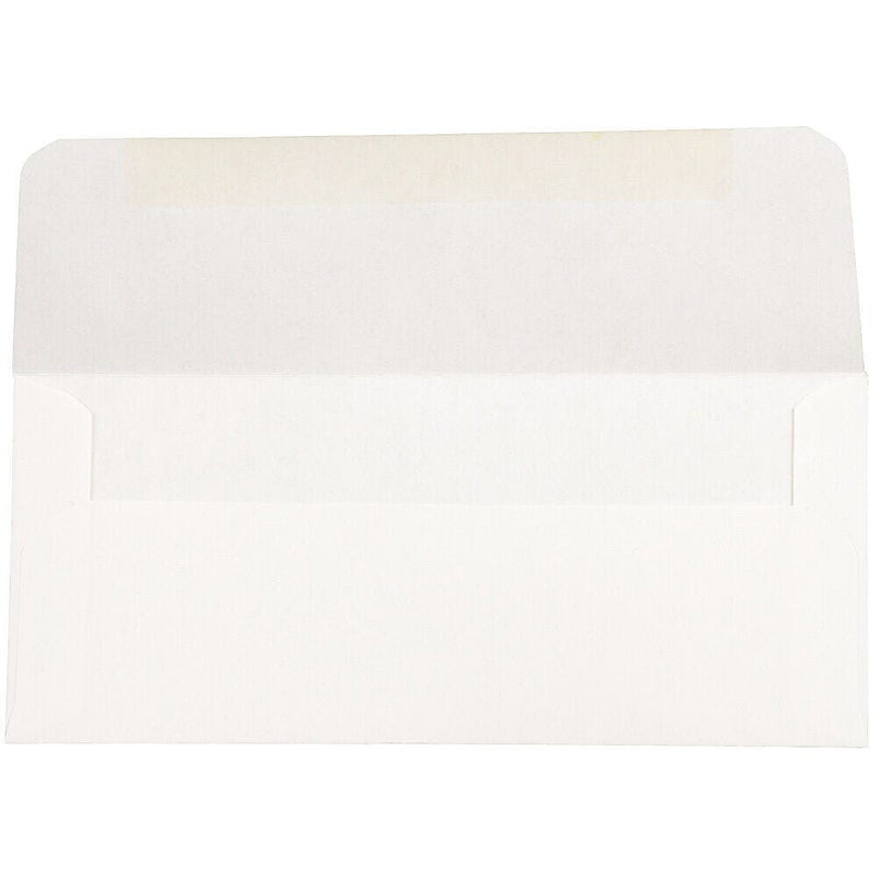 JAM Paper Booklet Envelope 3" x 6 11/16", White, 100/Pack (216313691d)