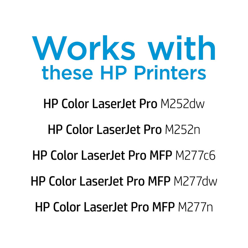 HP 201A Cyan Standard Yield Toner Cartridge, Prints Up to 1,330 pages (CF401A)