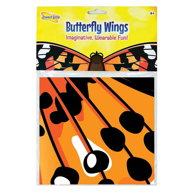 Insect Lore Dress-Up Painted Lady Butterfly Wings, Orange/Black, 3/Bundle (ILP4800-3)
