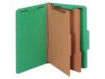 Pendaflex Pressboard Classification Folder, 2-Dividers, 2 1/2" Expansion, Legal Size, Dark Green, 10/Box (29033P)
