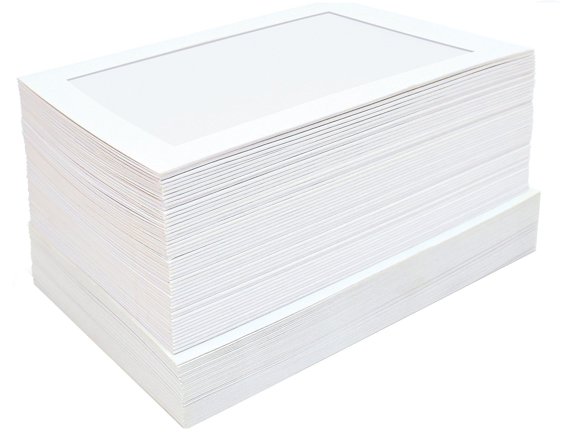 Better Office Photo Frame Note Cards with Envelopes, 4.75" x 6.8", White, 50/Pack (64600-50PK)