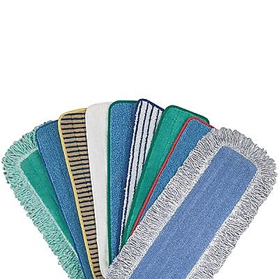 Floor Pad, Highly Absorbent, 18" Size, Microfiber, Hook and Loop Strips, Blue
