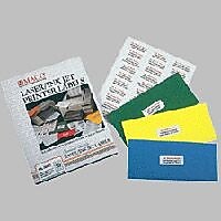Chartpak Laser/Inkjet Shipping Label, 2" x 4", White, 10/Sheet, 100 Sheets/Pack (MACML-1000)