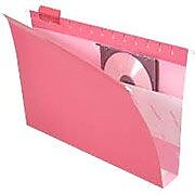 Pendaflex Reinforced 2" Extra Capacity Hanging Folders, Legal, Red, 25/Box