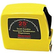AbilityOne Tape Measure w/Blade Lock, Heavy-Duty, 3/4"x25', Yellow Case