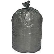 AbilityOne National Industries Can Liner, 60 Gallon, Gray, 38" x 58", 100/Box
