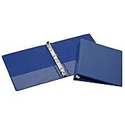 AbilityOne 1 1/2" 3-Ring Non-View Binder, Blue (NSN5194382)