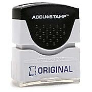 AbilityOne Pre-inked Stamp,"Original",Impression 1/2"x1-5/8",Blue